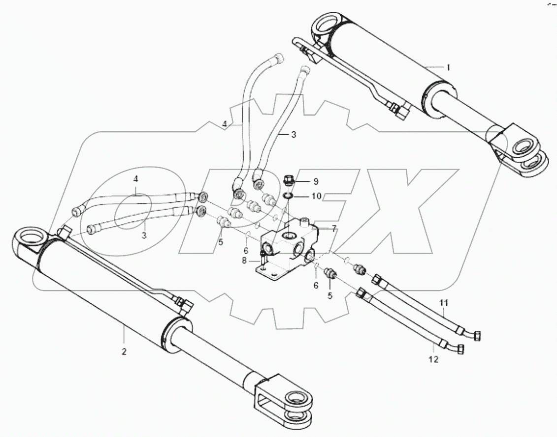  Steering cylinder