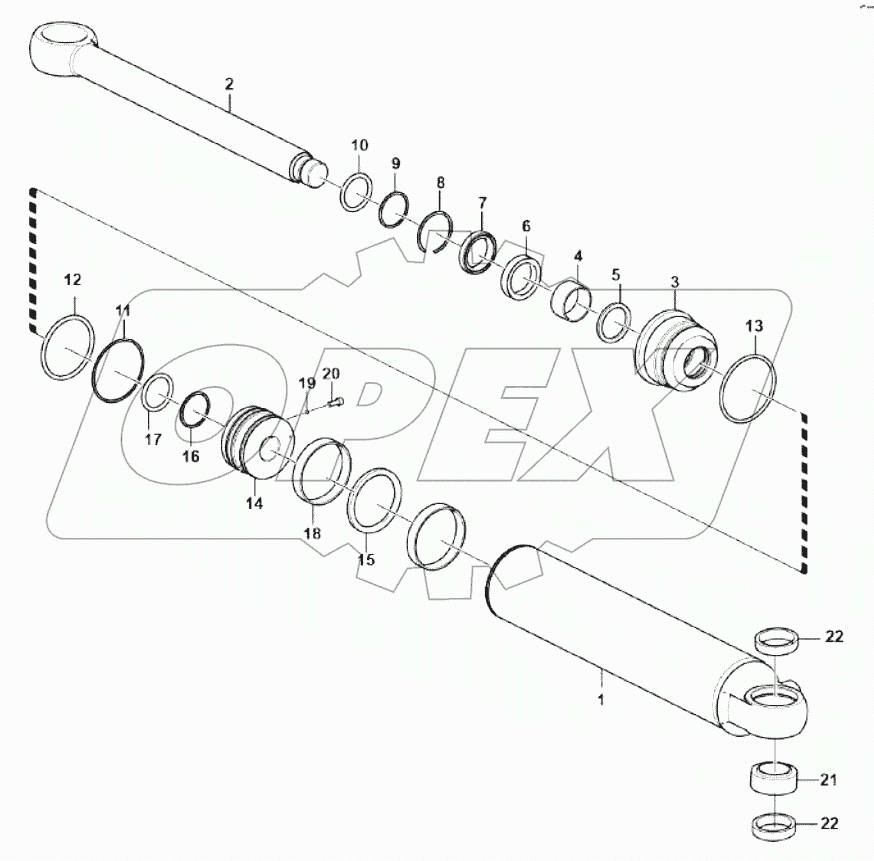  Steering cylinder