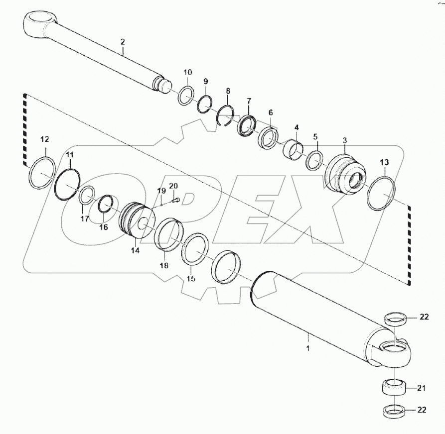  Steering cylinder