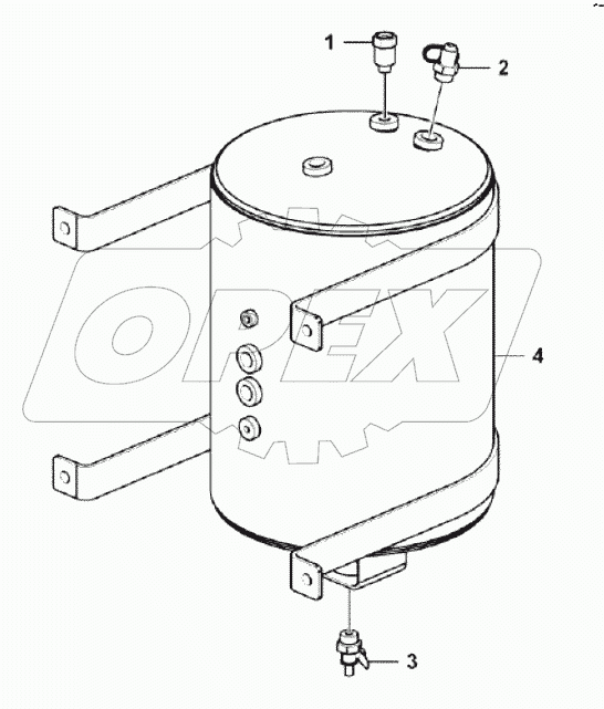  Air pressure tank