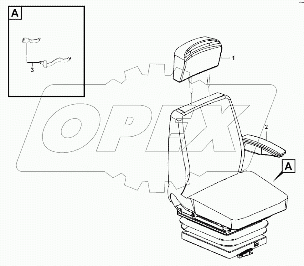  Driver seat assembly