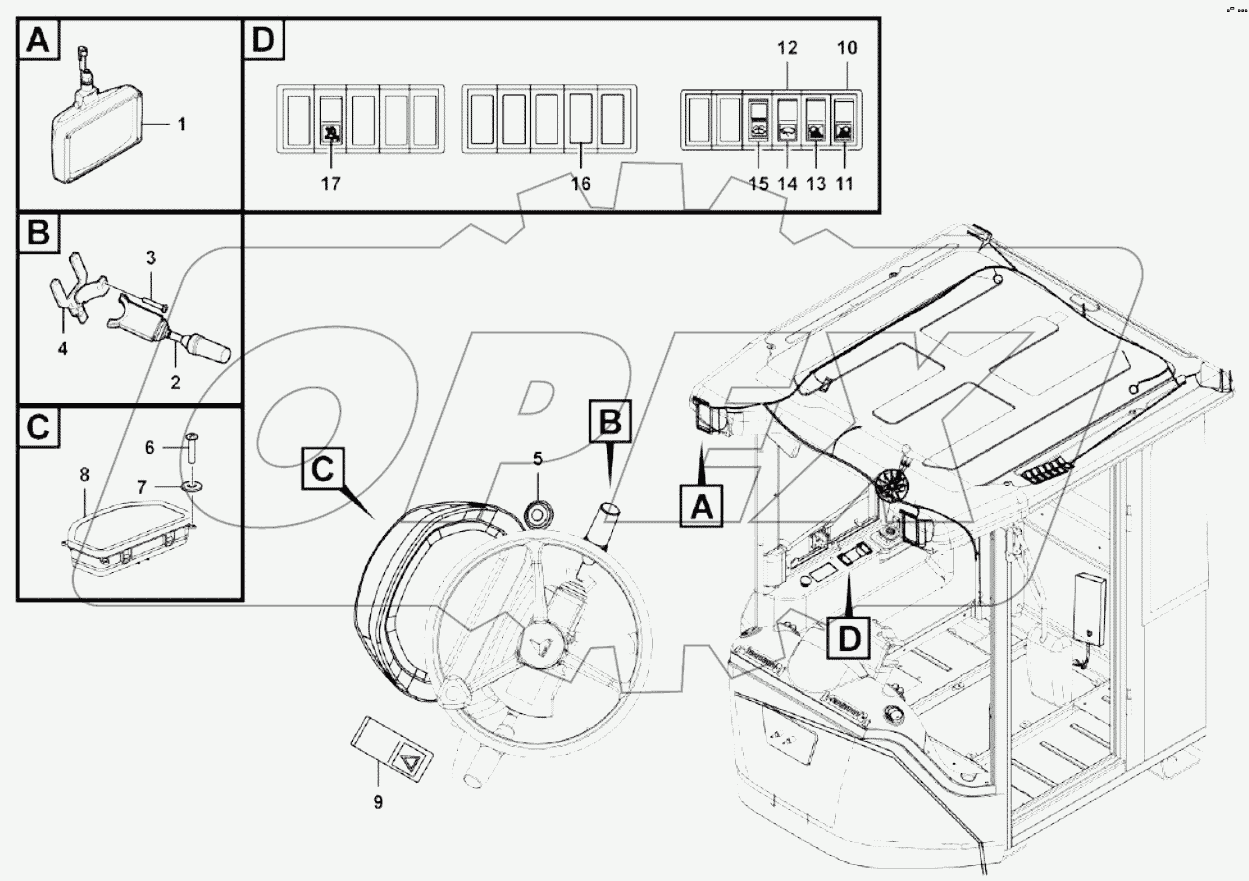  Cab electric system