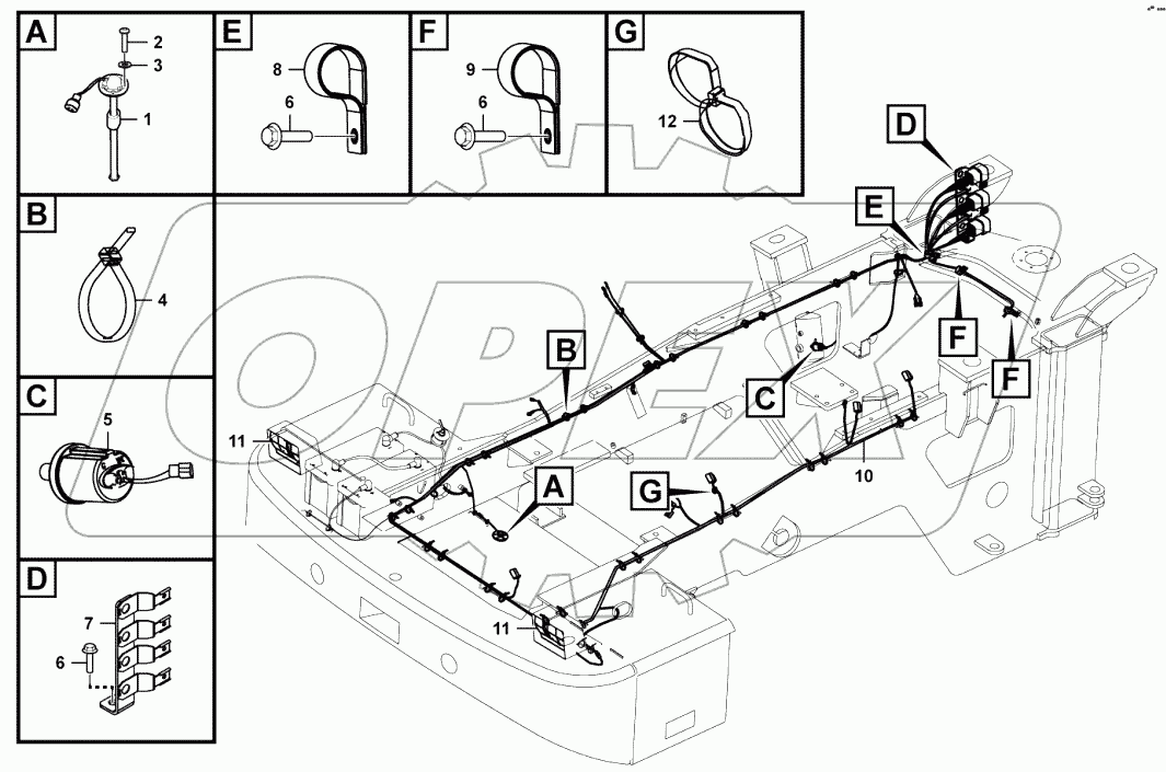  Rear frame electric assembly