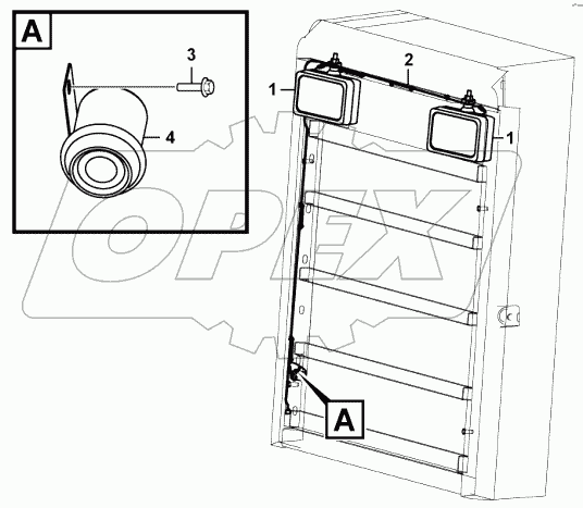  Engine hood electric system