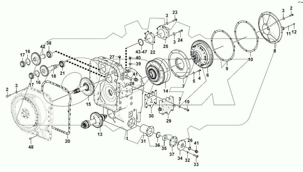  A307btransmission assembly