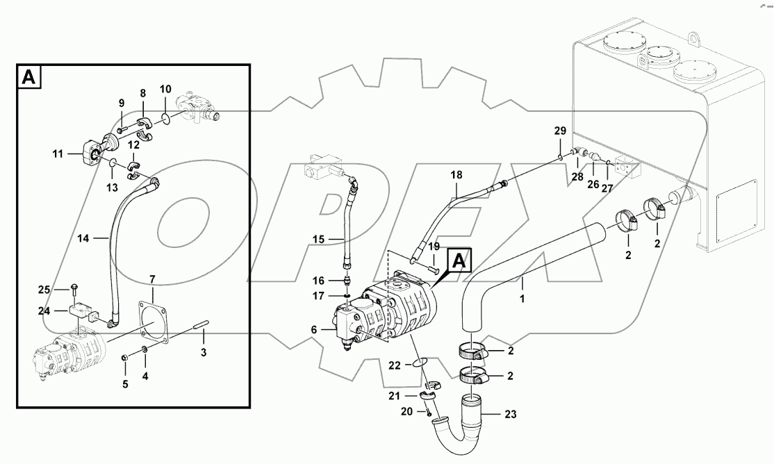  Steering pump system