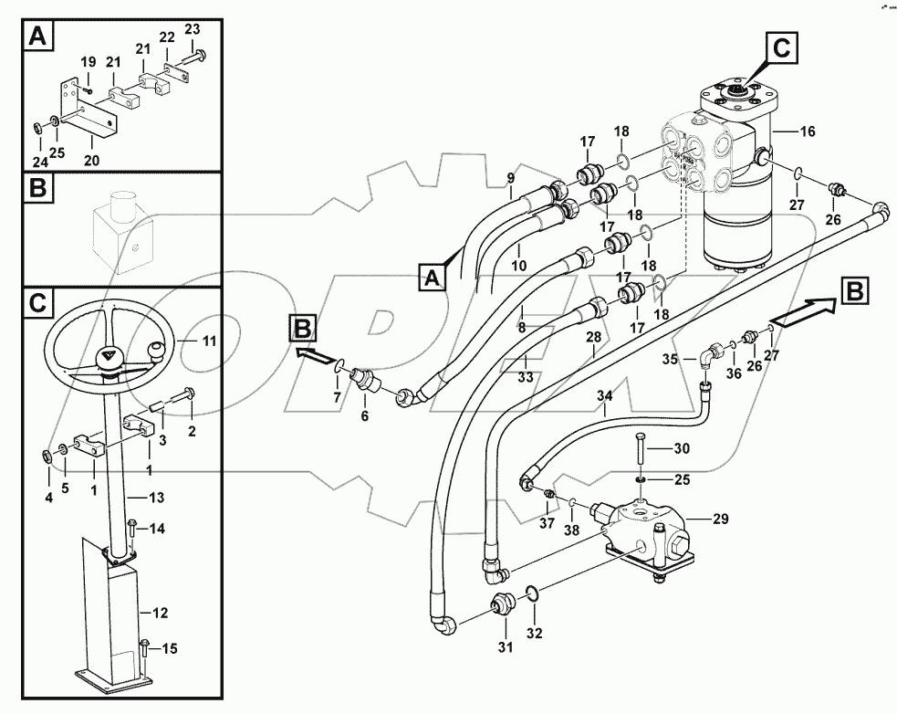  Steering gear system