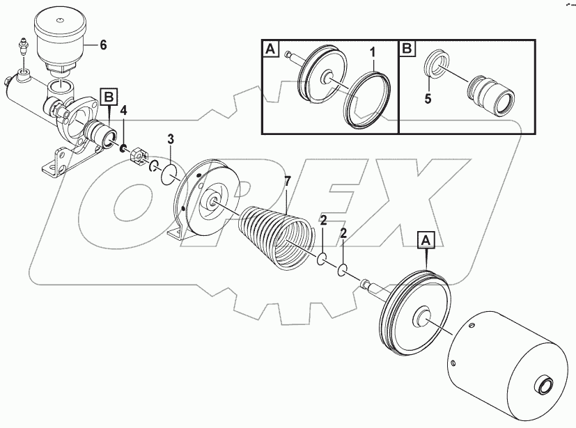  Pneumatic cylinder