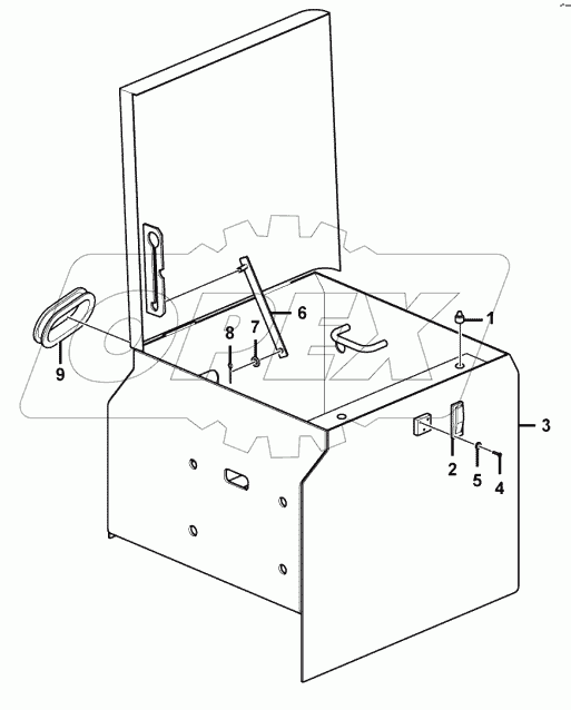  Battery box assembiy