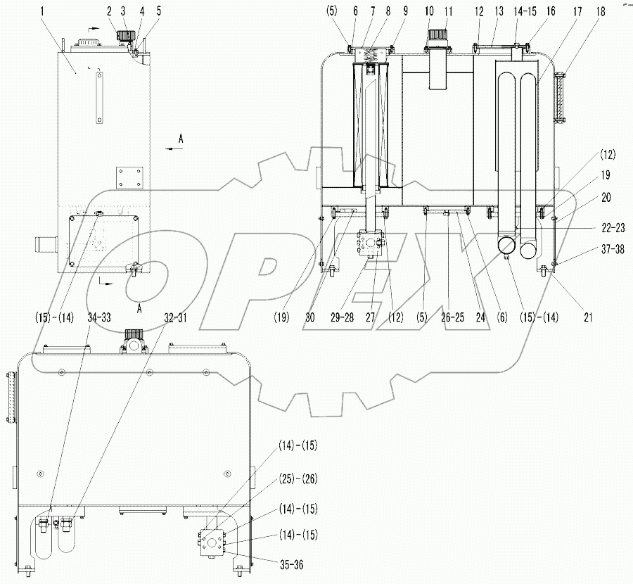 HYDRAULIC TANK ASSEMBLY