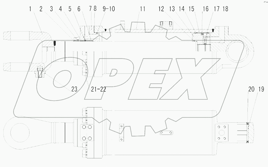 LIFT ARM CYLINDER (3713CH)