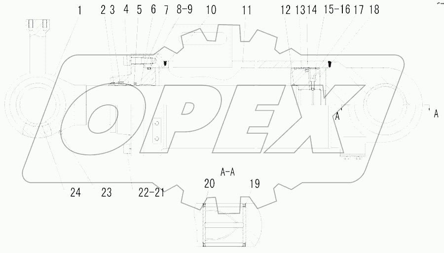 TILT CYLINDER (3713CH)