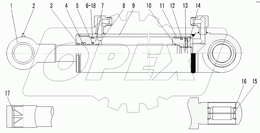 STEERING CYLINDER (371368)