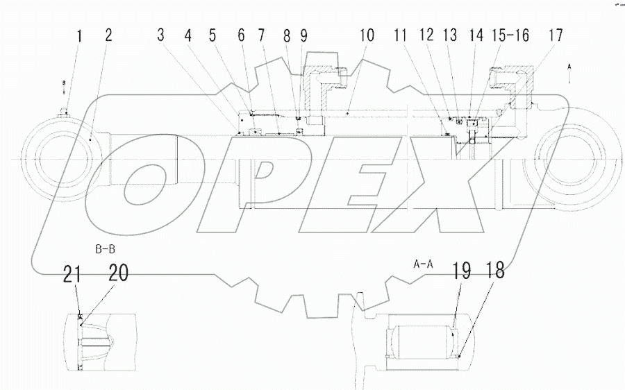 STEERING CYLINDER (3713CH)
