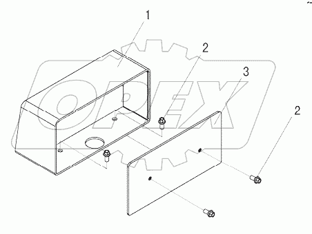 REAR STEERING LAMP HOOD