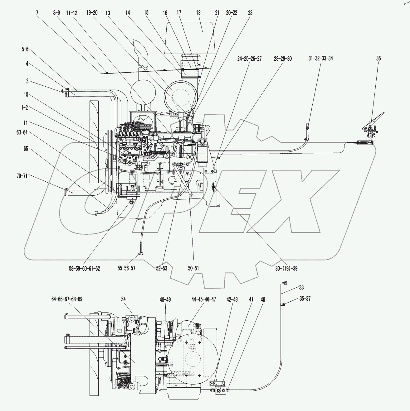  DIESEL ENGINE ASSEMBLY