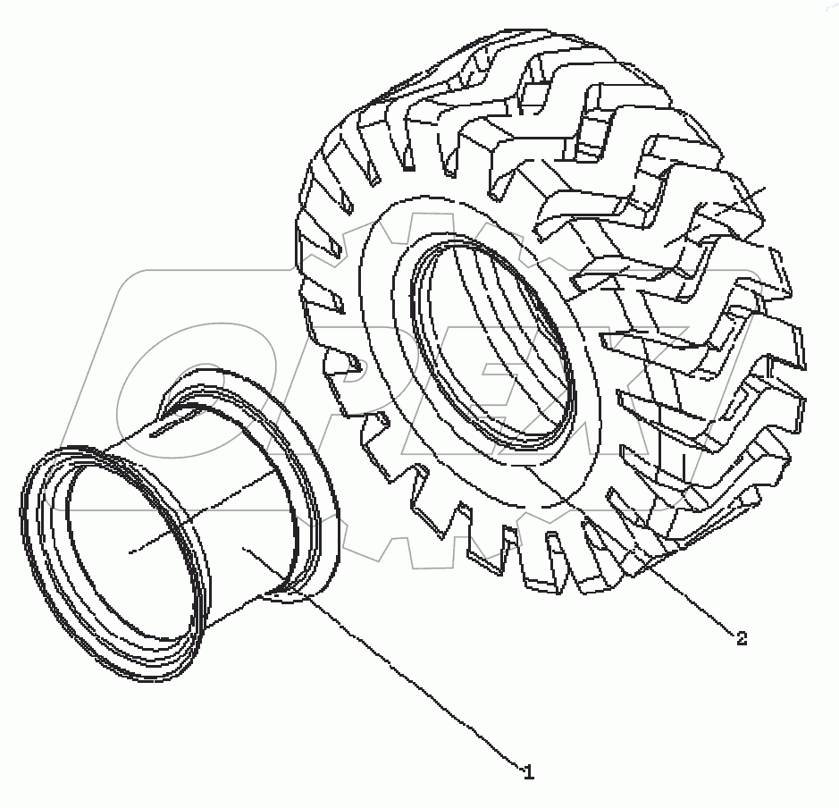  RIM AND TYRE ASSEMBLY