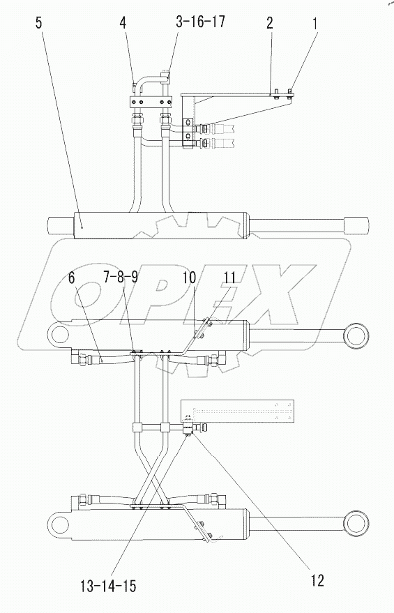  STEERING CYLINDER ASSEMBLY