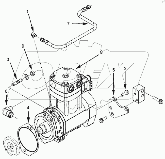  CP 9551 COMPRESSOR,AIR