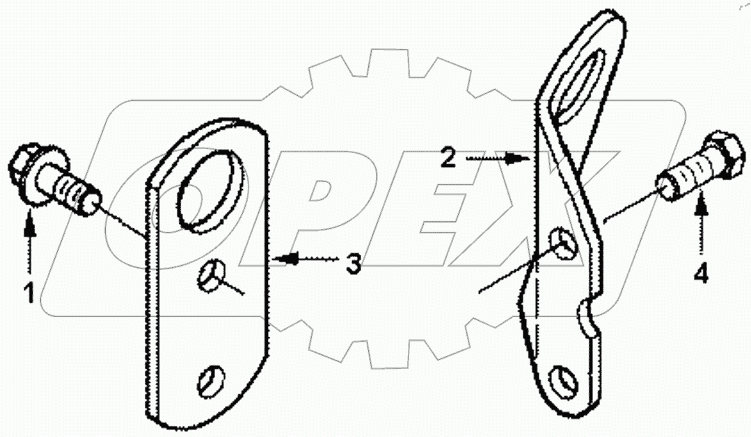  LA 9068 BRACKET,LIFTING