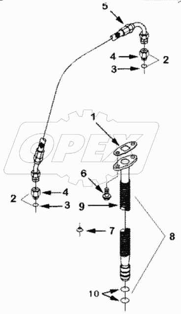  TP97293 PLUMBING,TURBOCHARGER