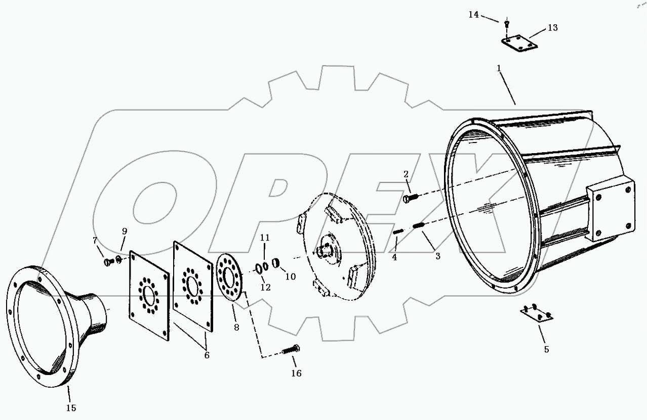  4644 130 ENGINE CONNECT ASSEMBLY