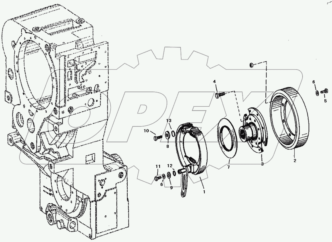  4644 109 PARKING BRAKE