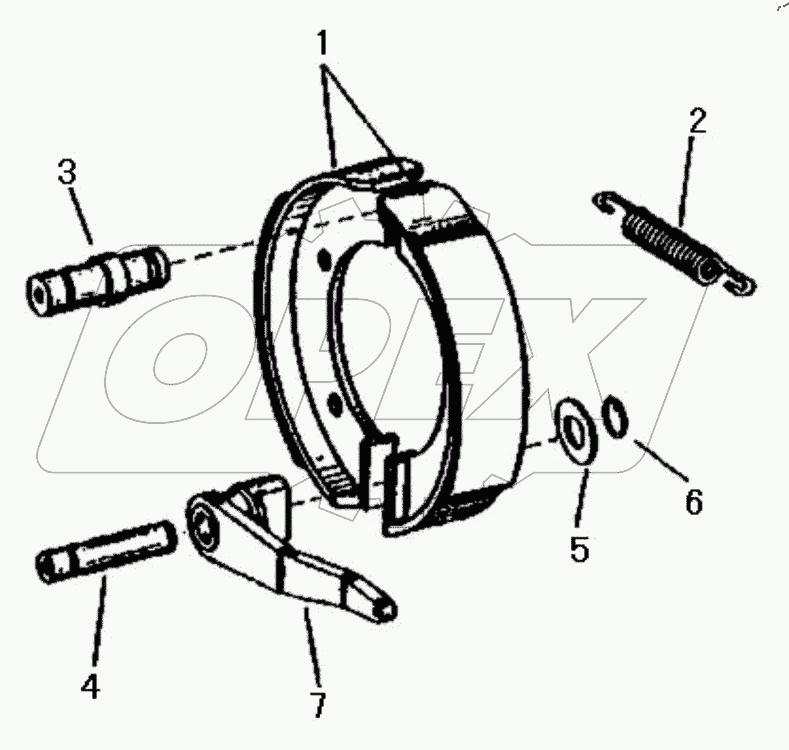  0501 003 PARKING BRAKE