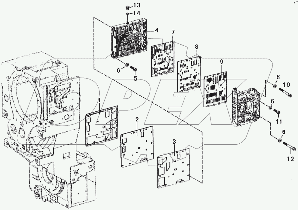  4644 106 GEARSHIFT SYSTEM