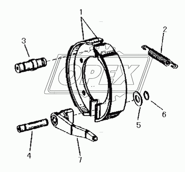 PARKING BRAKE 0501 003