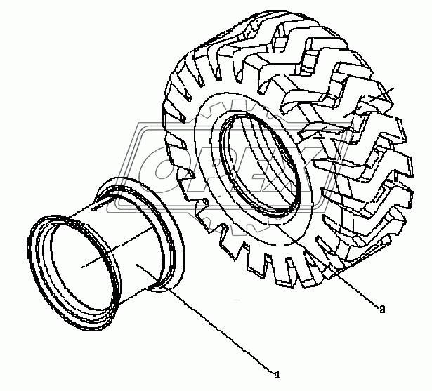 RIM AND TYRE ASSEMBLY