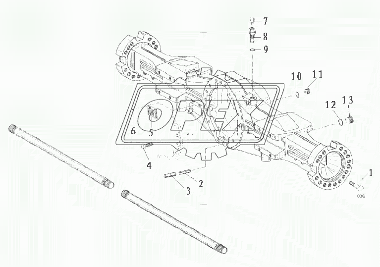 AXLE BRACKET 4474.101.101 AP-409/DK