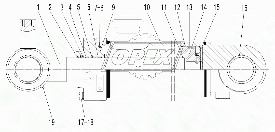 TILT CYLINDER (371368)