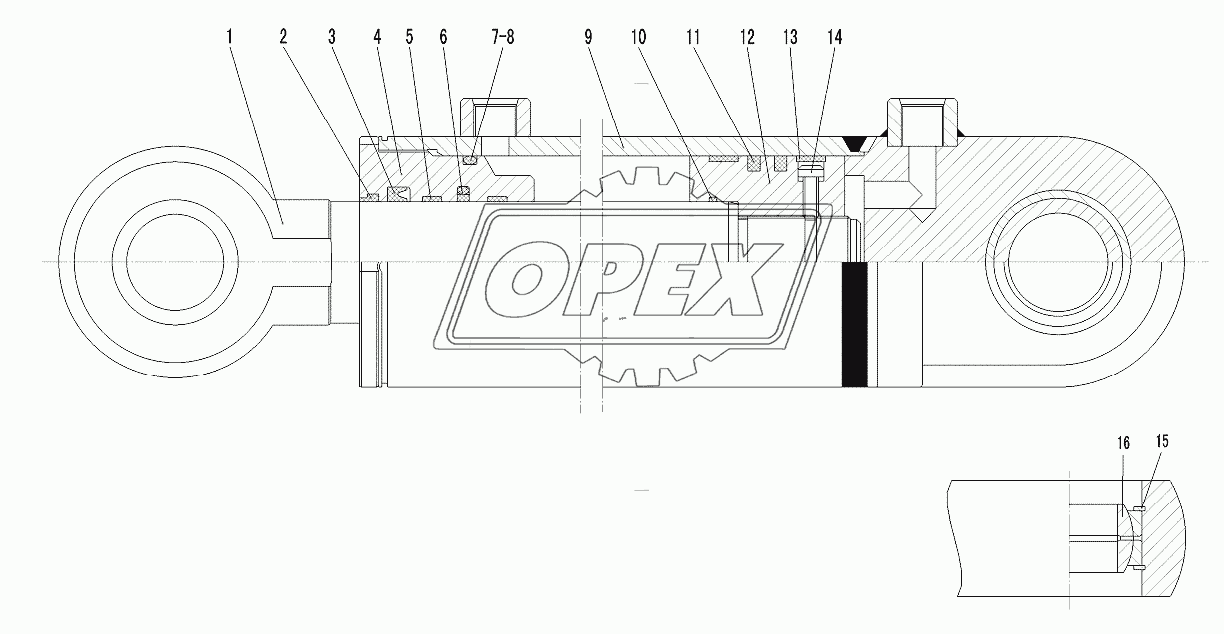 TEERING CYLINDER (371368)