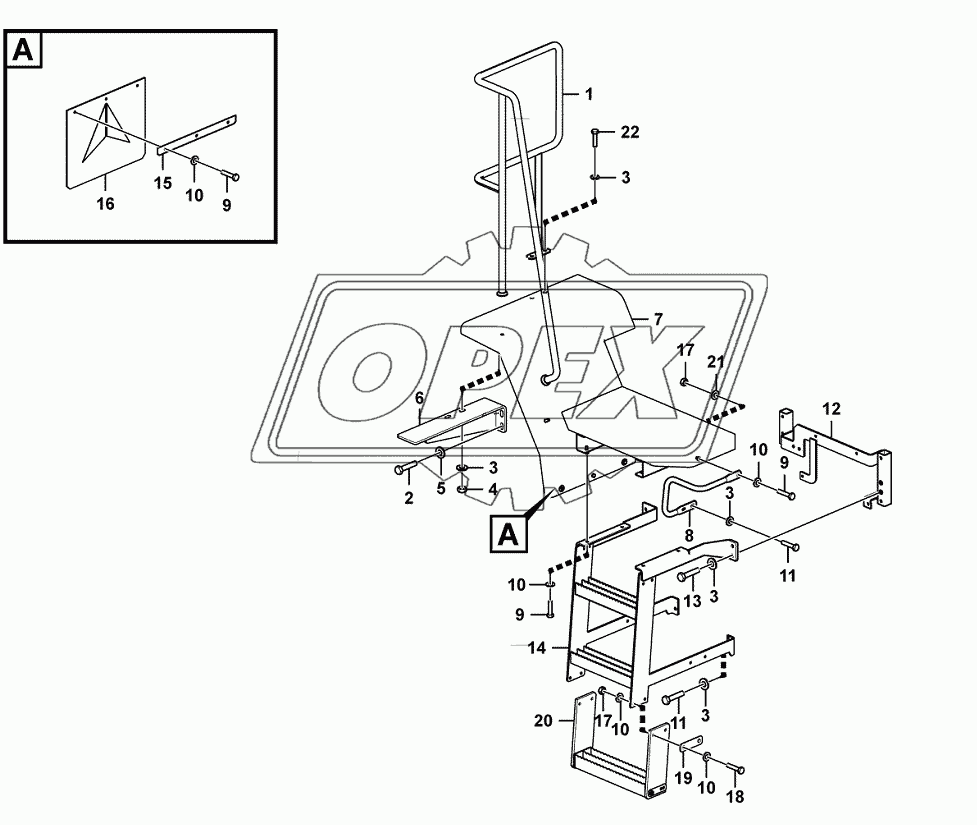 Right bench assembly