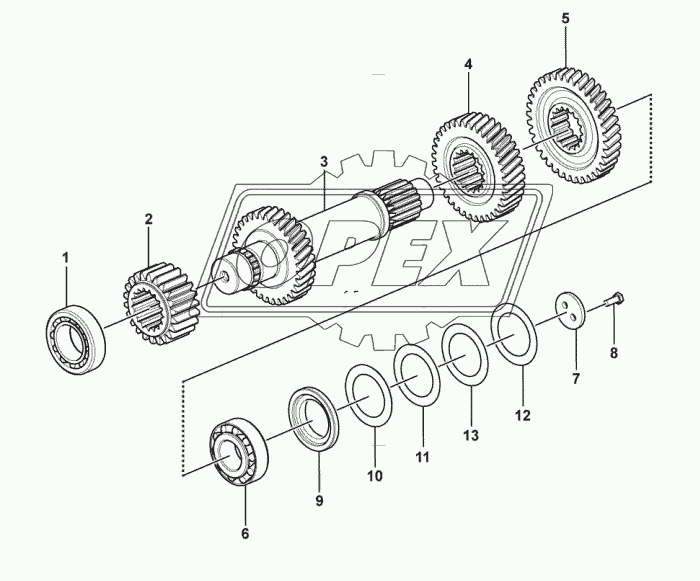 Intermediate shaft assembly