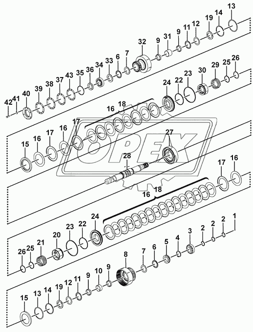 Hydraulic clutch k34