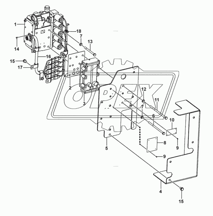 Trasmission control valve assemble