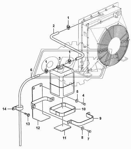 Expansion tank assembly