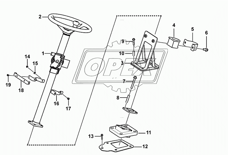 Steering column assembly