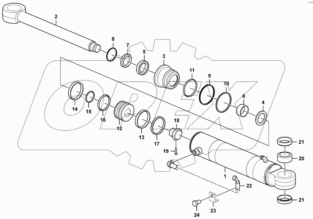 (3713CH) Sterling cylinder