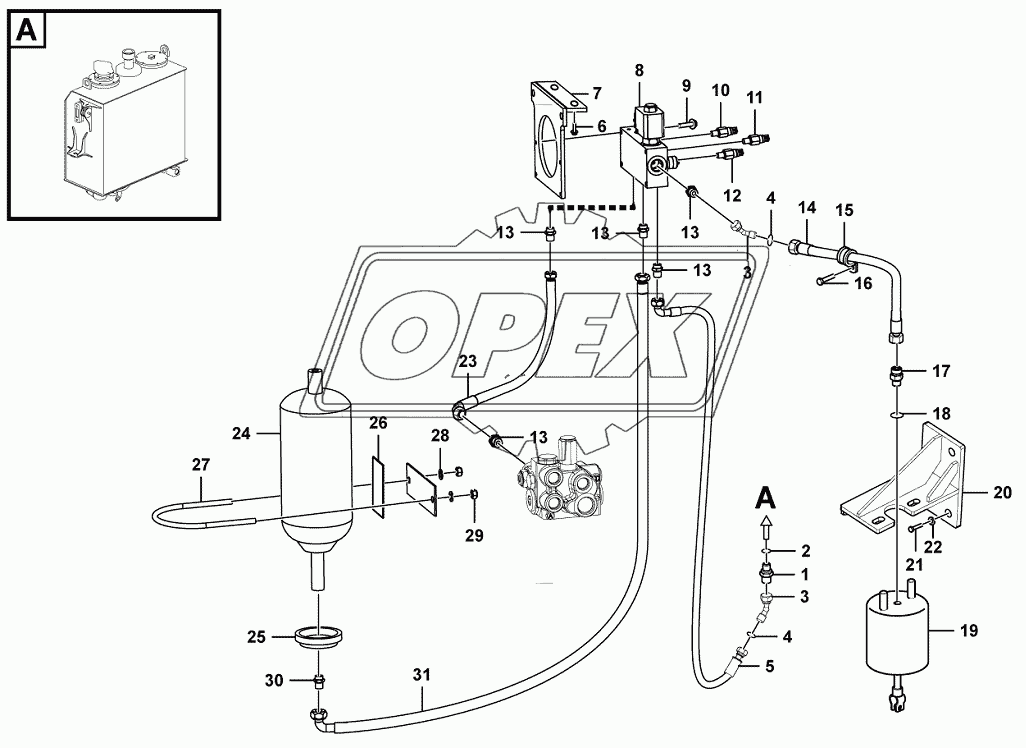 Parking brake assembly