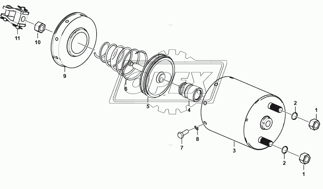 Brake cylinder assembly