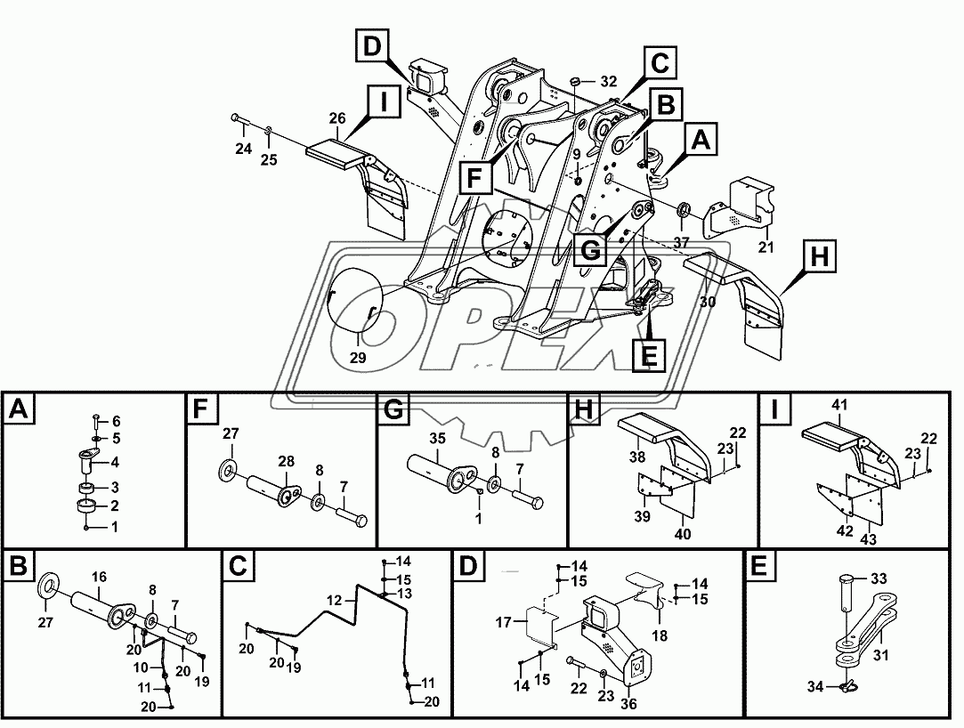 Front frame accessory