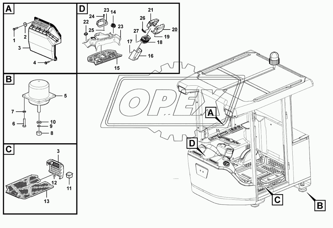 Cab accessories