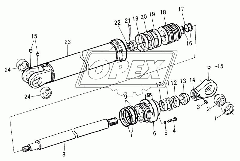 BOOM CYLINDER (BACKHOE)