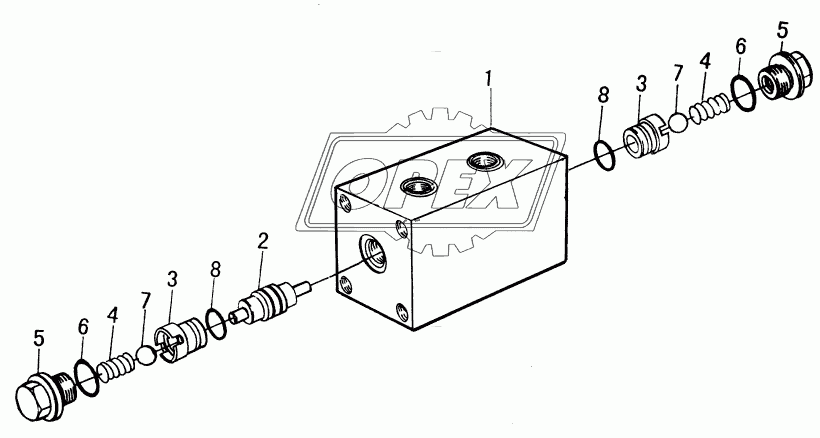 BIDIRECTIONAL HYDRAULIC LOCK