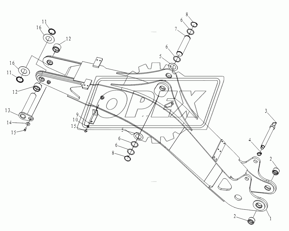 BACKHOE BOOM MODULE