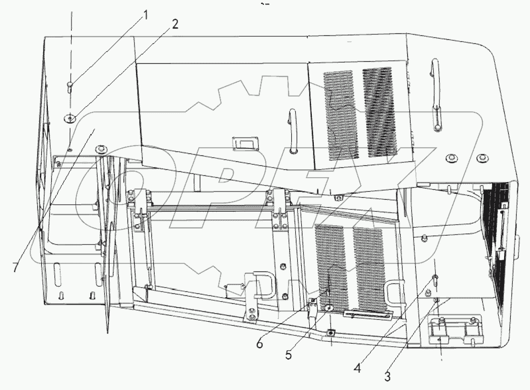  Engine hood assembly Z52542000