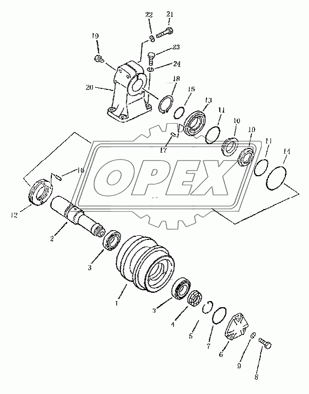 Каток опорный 1